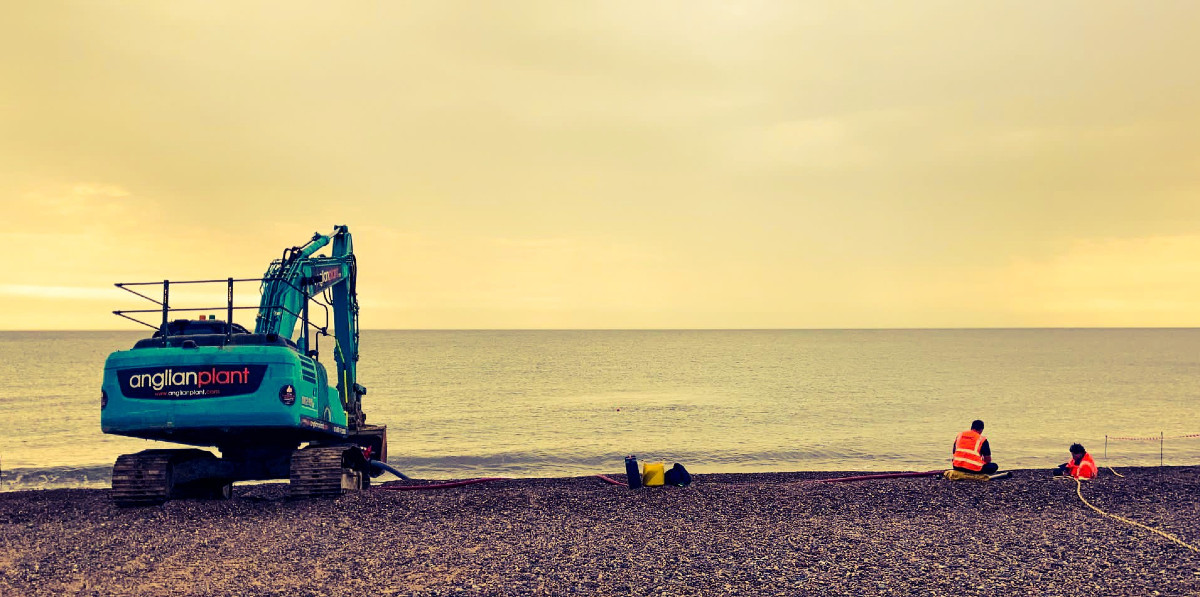 Digger by the Seaside - Anglian Plant